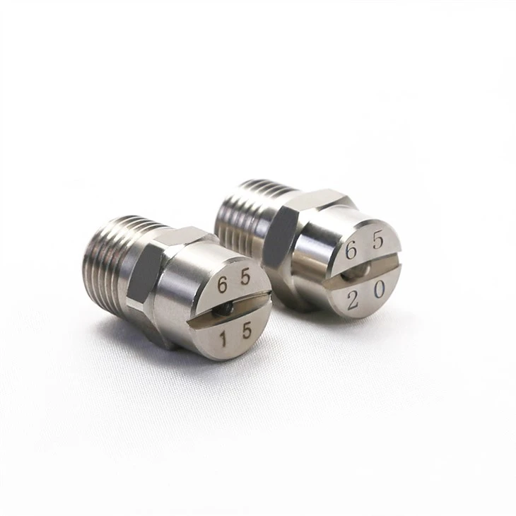 Flat fan spray nozzle Flat fan spray nozzle